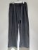 画像1: ANCELLM（アンセルム） Backsatin Beltless Slacks（バックサテンベルトレススラックス） グレー (1)