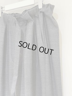 画像3: ANCELLM（アンセルム） Backsatin Beltless Slacks（バックサテンベルトレススラックス） グレー