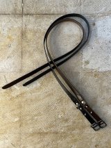 ANCELLM（アンセルム） Backsatin Beltless Slacks（バックサテンベルトレススラックス） ブラック