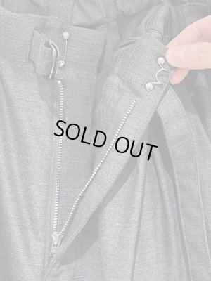 画像5: ANCELLM（アンセルム） Backsatin Beltless Slacks（バックサテンベルトレススラックス） グレー