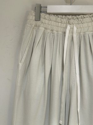 画像2: ANCELLM（アンセルム） Drape Wide Easy Cut Slacks（ドレープワイドイージーカットスラックス） ホワイト