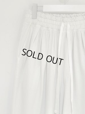 画像2: ANCELLM（アンセルム） Drape Wide Easy Cut Slacks（ドレープワイドイージーカットスラックス） ホワイト