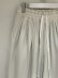 画像2: ANCELLM（アンセルム） Drape Wide Easy Cut Slacks（ドレープワイドイージーカットスラックス） ホワイト (2)
