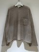 ANCELLM（アンセルム） Wool Russell LS（ウールラッセルロングスリーブ） サンド