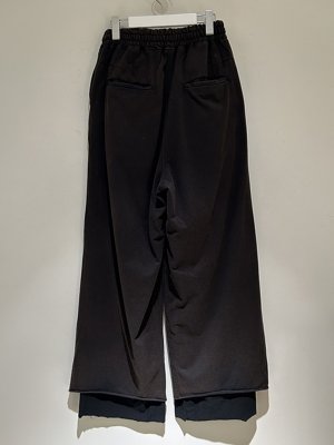 画像5: ANCELLM（アンセルム） Drape Wide Easy Cut Slacks（ドレープワイドイージーカットスラックス） ブラック