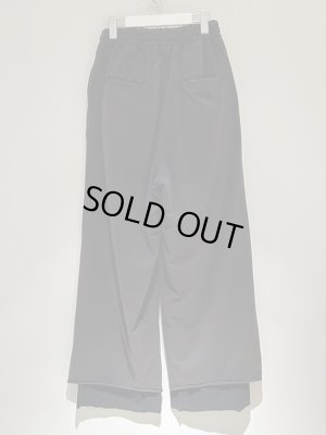 画像5: ANCELLM（アンセルム） Drape Wide Easy Cut Slacks（ドレープワイドイージーカットスラックス） ブラック