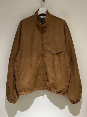 画像1: ANCELLM（アンセルム） Vegan Suede Kimono Blouson（ヴィーガンスウェードキモノブルゾン） ブラウン