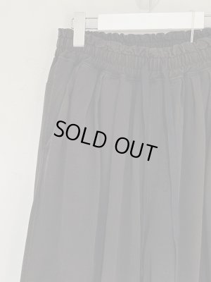 画像2: ANCELLM（アンセルム） Drape Wide Easy Cut Slacks（ドレープワイドイージーカットスラックス） ブラック