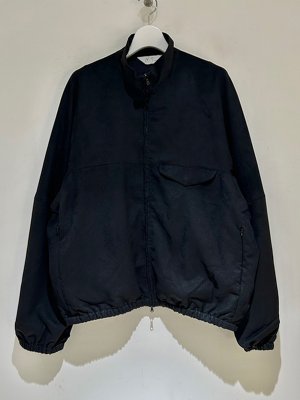 画像1: ANCELLM（アンセルム） Vegan Suede Kimono Blouson（ヴィーガンスウェードキモノブルゾン） ブラック