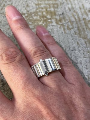 画像6: BOTTEGA VENETA（ボッテガヴェネタ） IDリング シルバー