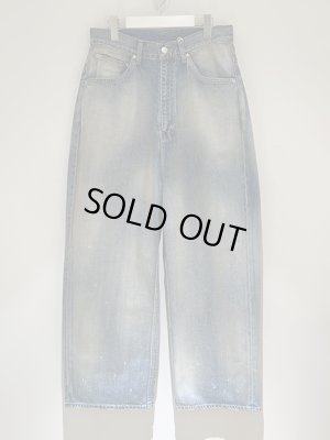 画像1: ANCELLM（アンセルム） #05 Aging01 Wide Denim Pants（ワイドデニムパンツ） インディゴ