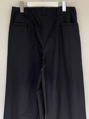 画像7: YOKE（ヨーク） Cotton Gabardine 3pleated Wide Trousers（コットンギャバジン 3プリーティドワイドトラウザーズ） ブラック