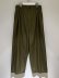 画像1: YOKE（ヨーク） Cotton Gabardine 3pleated Wide Trousers（コットンギャバジン 3プリーティドワイドトラウザーズ） カーキ (1)
