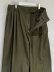 画像4: YOKE（ヨーク） Cotton Gabardine 3pleated Wide Trousers（コットンギャバジン 3プリーティドワイドトラウザーズ） カーキ