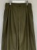 画像2: YOKE（ヨーク） Cotton Gabardine 3pleated Wide Trousers（コットンギャバジン 3プリーティドワイドトラウザーズ） カーキ