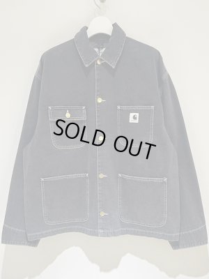 画像1: Carhartt WIP（カーハートWIP） Denim Chore Jacket（デニムチョアジャケット） ウォッシュドブラック