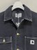 画像3: Carhartt WIP（カーハートWIP） Denim Chore Jacket（デニムチョアジャケット） ウォッシュドブラック