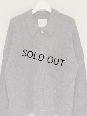 画像2: ANCELLM（アンセルム） Kimono Knit Shirt（キモノニットシャツ） ブラウン