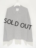 ANCELLM（アンセルム） Kimono Knit Shirt（キモノニットシャツ） ブラウン