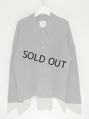 画像1: ANCELLM（アンセルム） Kimono Knit Shirt（キモノニットシャツ） ブラウン