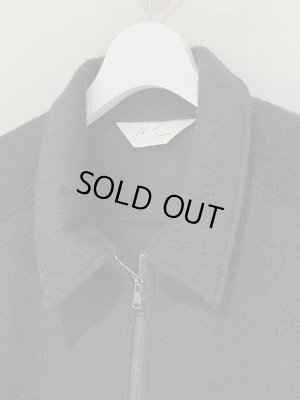 画像3: ANCELLM（アンセルム） Shaggy Zip Up Shirt（シャギージップアップシャツ） ブラック