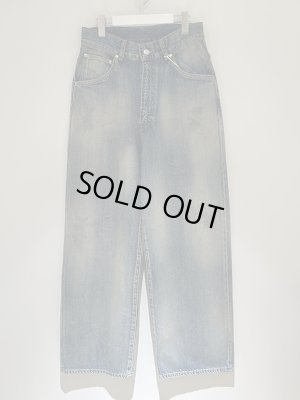 画像1: ANCELLM（アンセルム） #01 Aging01 Straight Wide Denim Pants（エイジングストレートワイドデニムパンツ） インディゴ