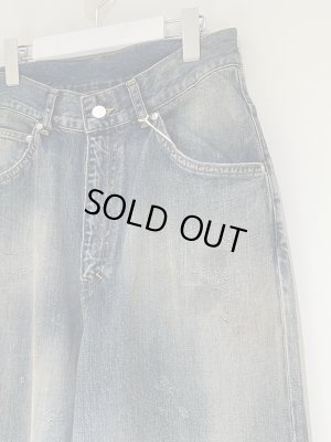 画像3: ANCELLM（アンセルム） #01 Aging01 Straight Wide Denim Pants（エイジングストレートワイドデニムパンツ） インディゴ