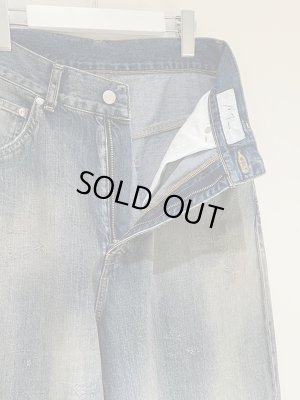 画像4: ANCELLM（アンセルム） #01 Aging01 Straight Wide Denim Pants（エイジングストレートワイドデニムパンツ） インディゴ