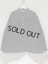 ANCELLM（アンセルム） Moleskin Work Jacket（モールスキンワークジャケット） ブラック