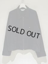 ANCELLM（アンセルム） Shaggy Zip Up Shirt（シャギージップアップシャツ） ブラック