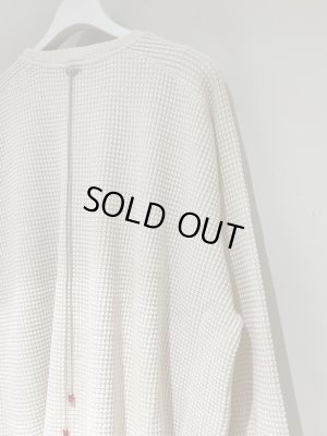 画像6: ANCELLM（アンセルム） Heavy Waffle Over LS（ヘビーワッフルオーバーロングスリーブ） アイボリー