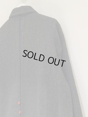 画像7: ANCELLM（アンセルム） Damage Wool Herringbone Coverall（ダメージウールヘリンボーンカバーオール） ブラウン×ブラック