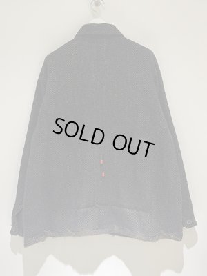 画像6: ANCELLM（アンセルム） Damage Wool Herringbone Coverall（ダメージウールヘリンボーンカバーオール） ブラウン×ブラック