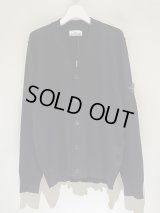 STONE ISLAND（ストーンアイランド） Inside-out Cotton Cardigan（インサイドアウト コットンカーディガン） ブラック