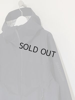 画像3: SALOMON（サロモン） GORE-TEX Nylon Hooded Jacket（ゴアテックス ナイロンフーデッドジャケット） ブラック
