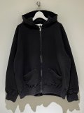 ANCELLM（アンセルム） Zip Up Hoodie（ジップアップフーディー） ブラック