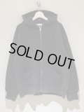 ANCELLM（アンセルム） Zip Up Hoodie（ジップアップフーディー） ブラック