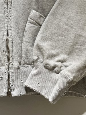 画像7: ANCELLM（アンセルム） Zip Up Hoodie（ジップアップフーディー） ヘザーホワイト