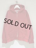 ANCELLM（アンセルム） Zip Up Hoodie（ジップアップフーディー） レッド