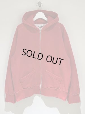 画像1: ANCELLM（アンセルム） Zip Up Hoodie（ジップアップフーディー） レッド