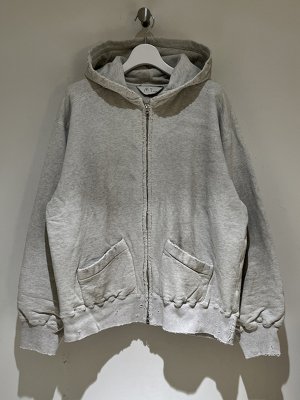 画像1: ANCELLM（アンセルム） Zip Up Hoodie（ジップアップフーディー） ヘザーホワイト