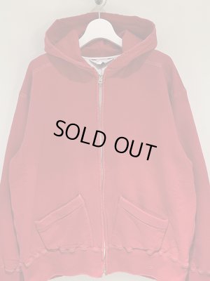 画像2: ANCELLM（アンセルム） Zip Up Hoodie（ジップアップフーディー） レッド