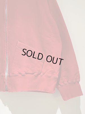 画像4: ANCELLM（アンセルム） Zip Up Hoodie（ジップアップフーディー） レッド