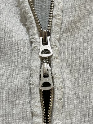 画像6: ANCELLM（アンセルム） Zip Up Hoodie（ジップアップフーディー） ヘザーホワイト