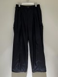 THE JEAN PIERRE（ジャンピエール） BETA 3tuck Nylon Trousers（ベータ 3タック ナイロントラウザー） ブラック