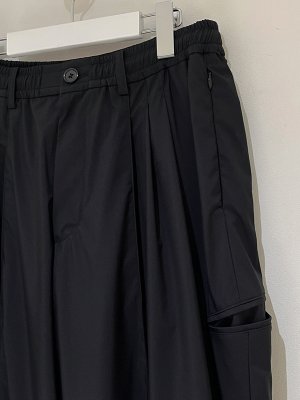 画像3: THE JEAN PIERRE（ジャンピエール） BETA 3tuck Nylon Trousers（ベータ 3タック ナイロントラウザー） ブラック
