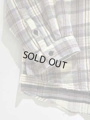 画像6: ANCELLM（アンセルム） Nel Check Hoodie Shirt（ネルチェックフーディーシャツ） アイボリー