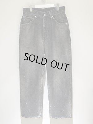 画像1: ANCELLM（アンセルム） #02 Aging01 Denim Pants（#02 エイジング01 デニムパンツ） ブラック