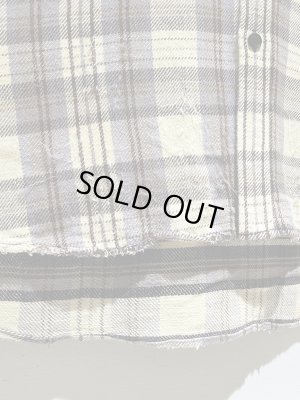 画像7: ANCELLM（アンセルム） Nel Check Hoodie Shirt（ネルチェックフーディーシャツ） アイボリー