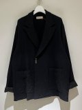 barbell object（バーベルオブジェクト） wool coat（ウールコート） ブラック